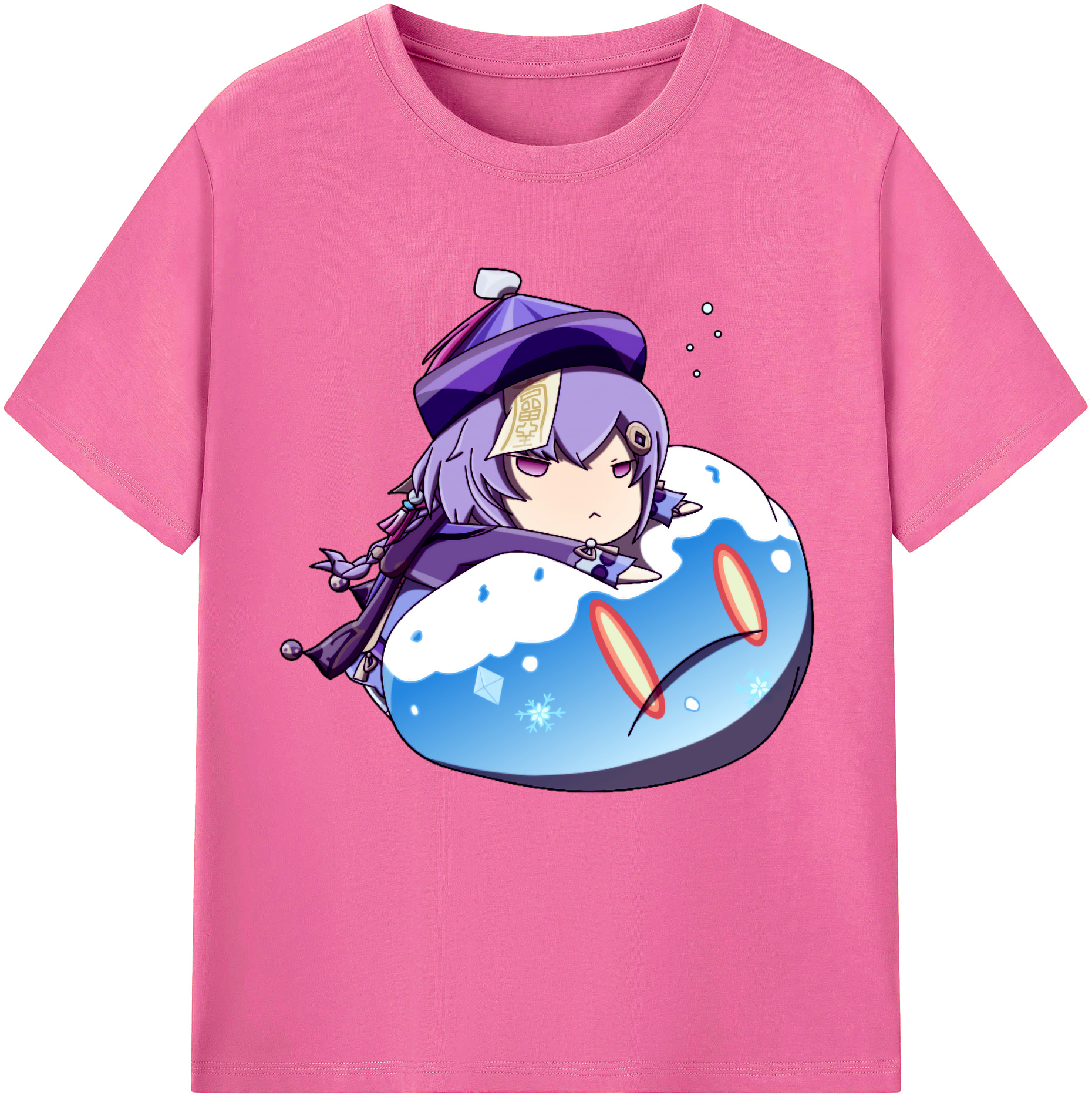 げんし神 七七 なな  genshin Nana レディースカジュアルプリントTシャツ（綿100％）